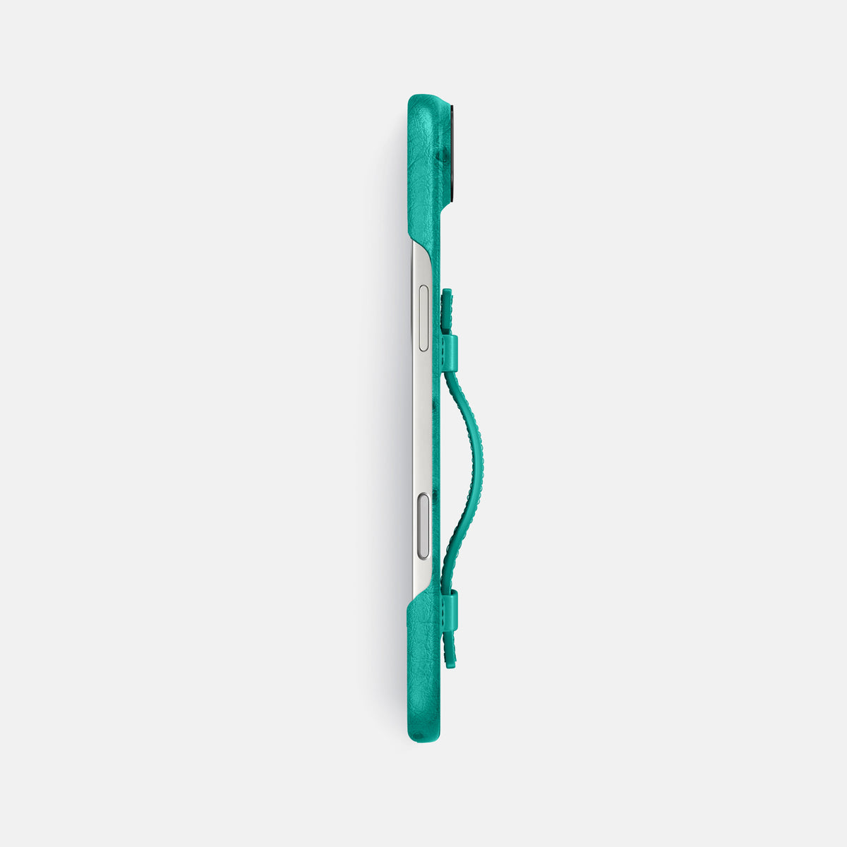 Handle Case For iPhone 17 Air In Ostrich -3 | Turquoise-Black