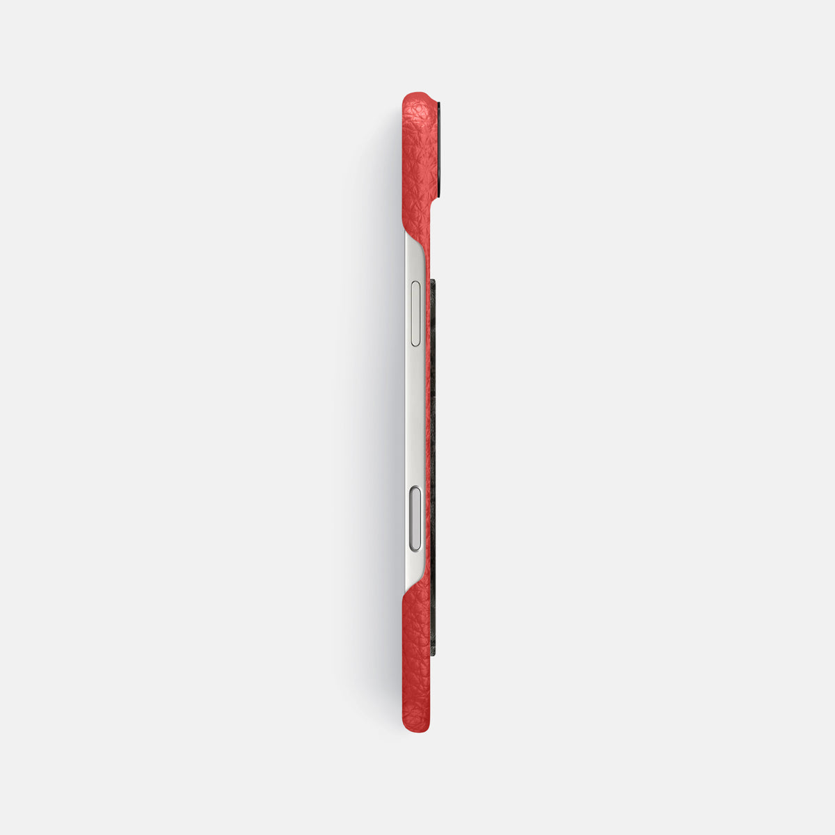 Classic Case With Carbon Dragon For iPhone 17 Air In Calf -3 | Red-Black