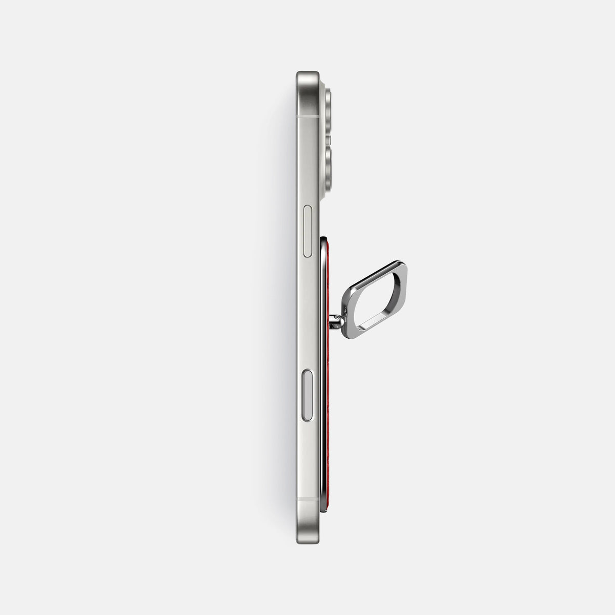 MagSafe Ring For iPhone 17 Pro Max In Calf -3 | Red-Steel