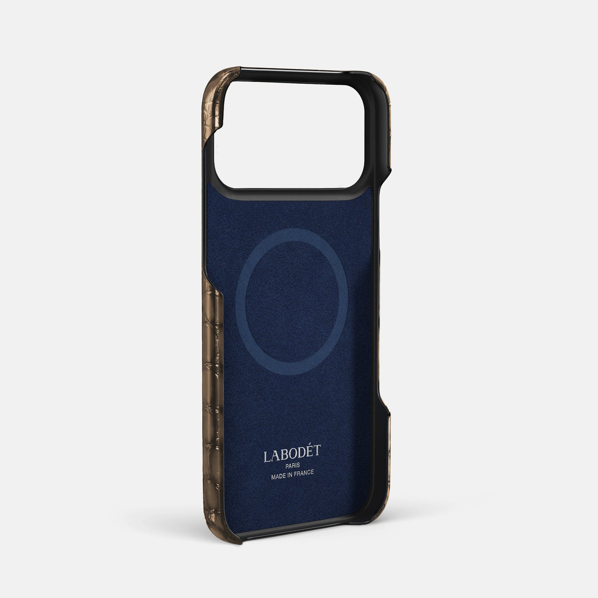 Slim Case For iPhone 18 Pro Max In Patina Alligator -4 | Etoupe