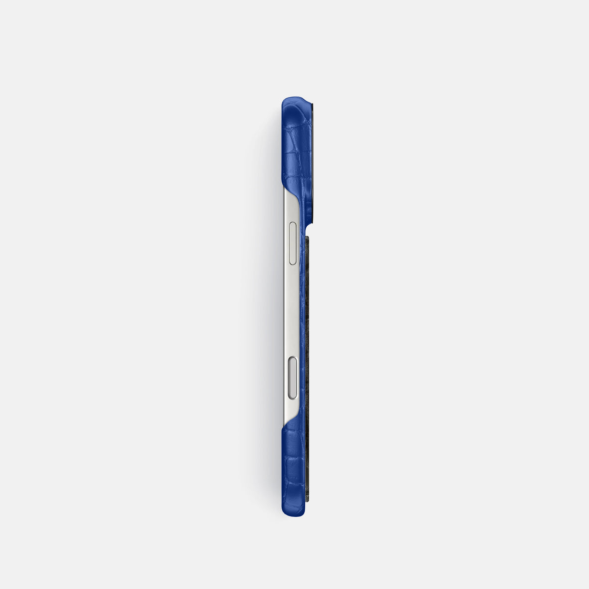 Classic Case With Carbon Dragon For iPhone 17 Pro In Alligator -3 | Royal-Blue-Black