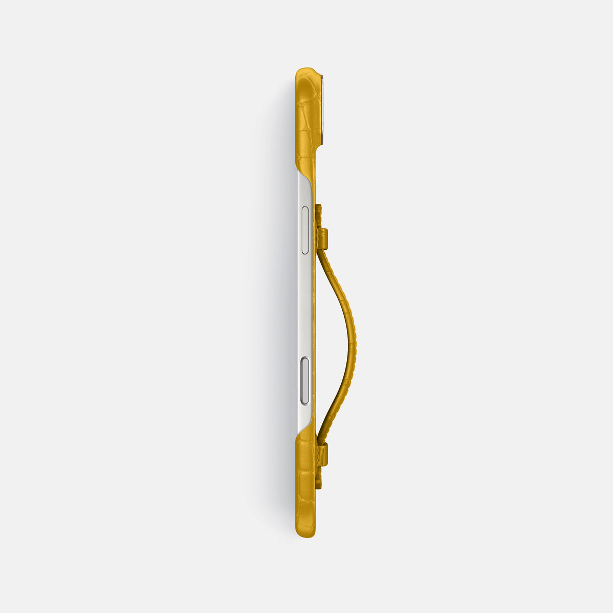 Center Handle For iPhone 17 Air In Alligator -3 | Yellow-Steel
