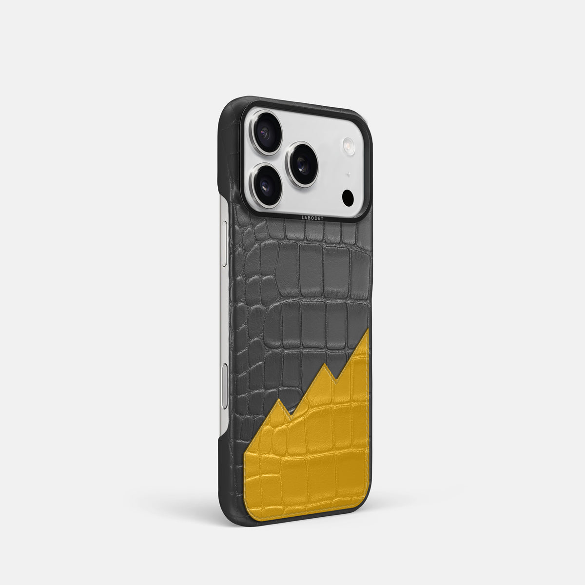 Classic Case With UpOnly For iPhone 17 Pro In Alligator -2 | Grey-Black
