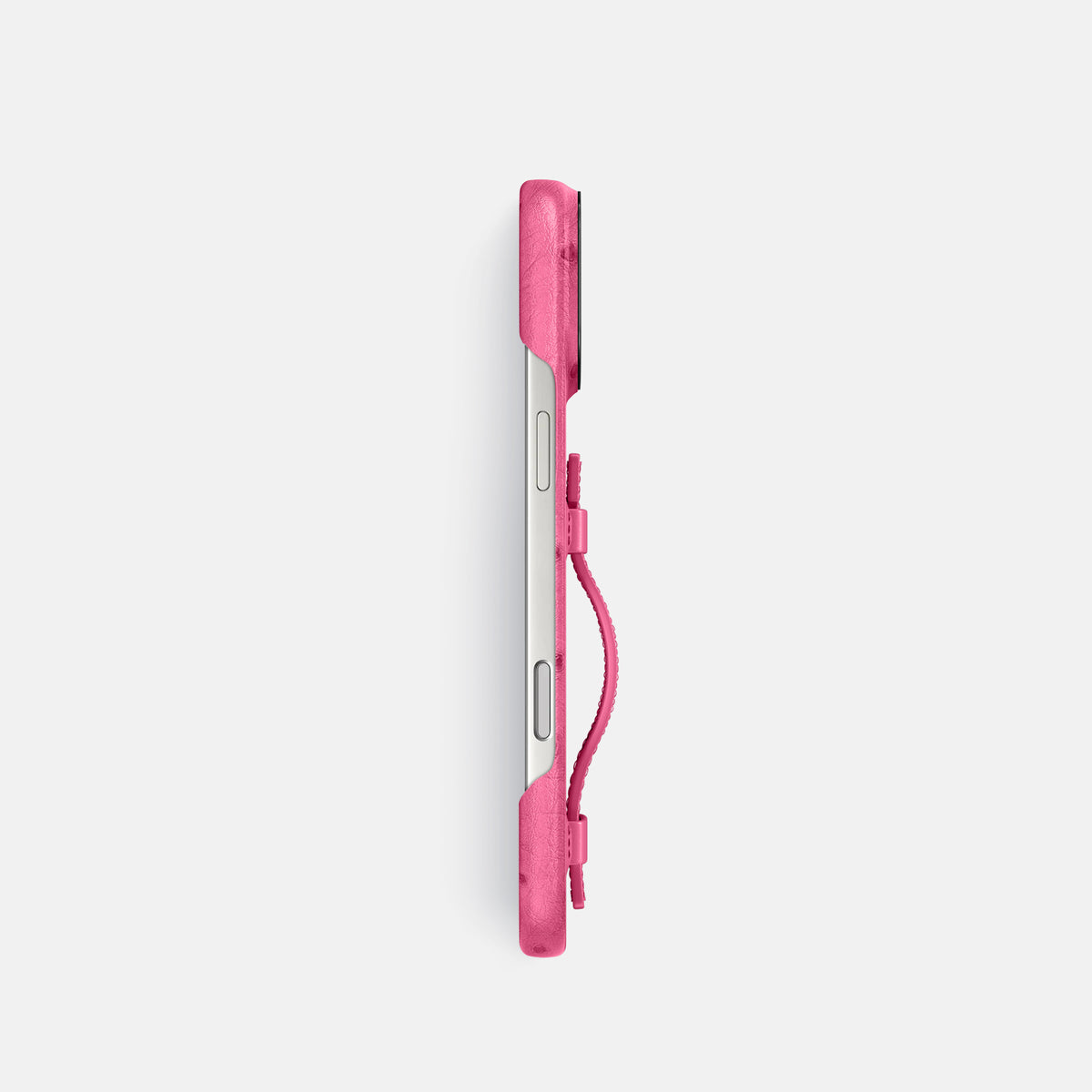 Handle Case For iPhone 17 Pro In Ostrich -3 | Pink-Black