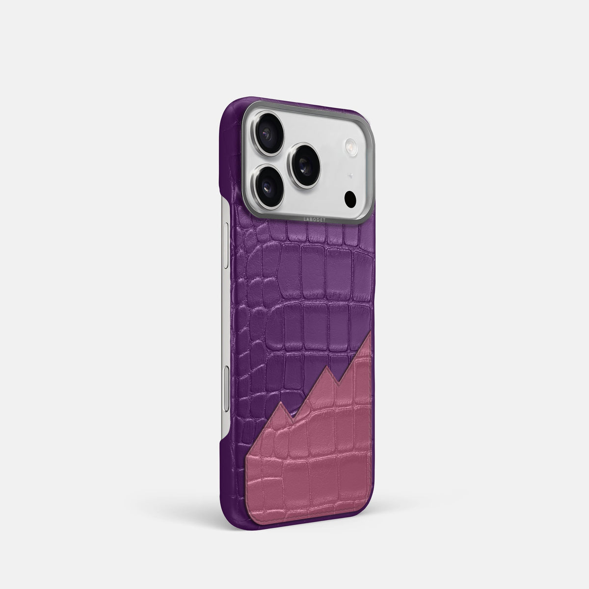 Classic Case With UpOnly For iPhone 18 Pro In Alligator -2 | Purple-Steel