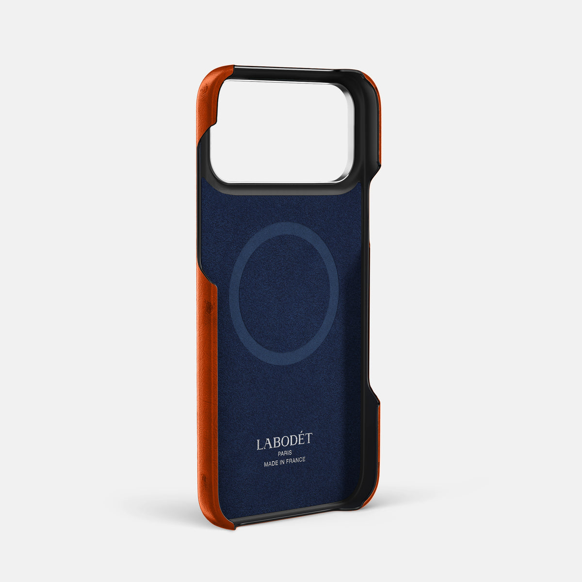 Classic Case For iPhone 17 Pro Max In Ostrich -4 | Orange-Steel