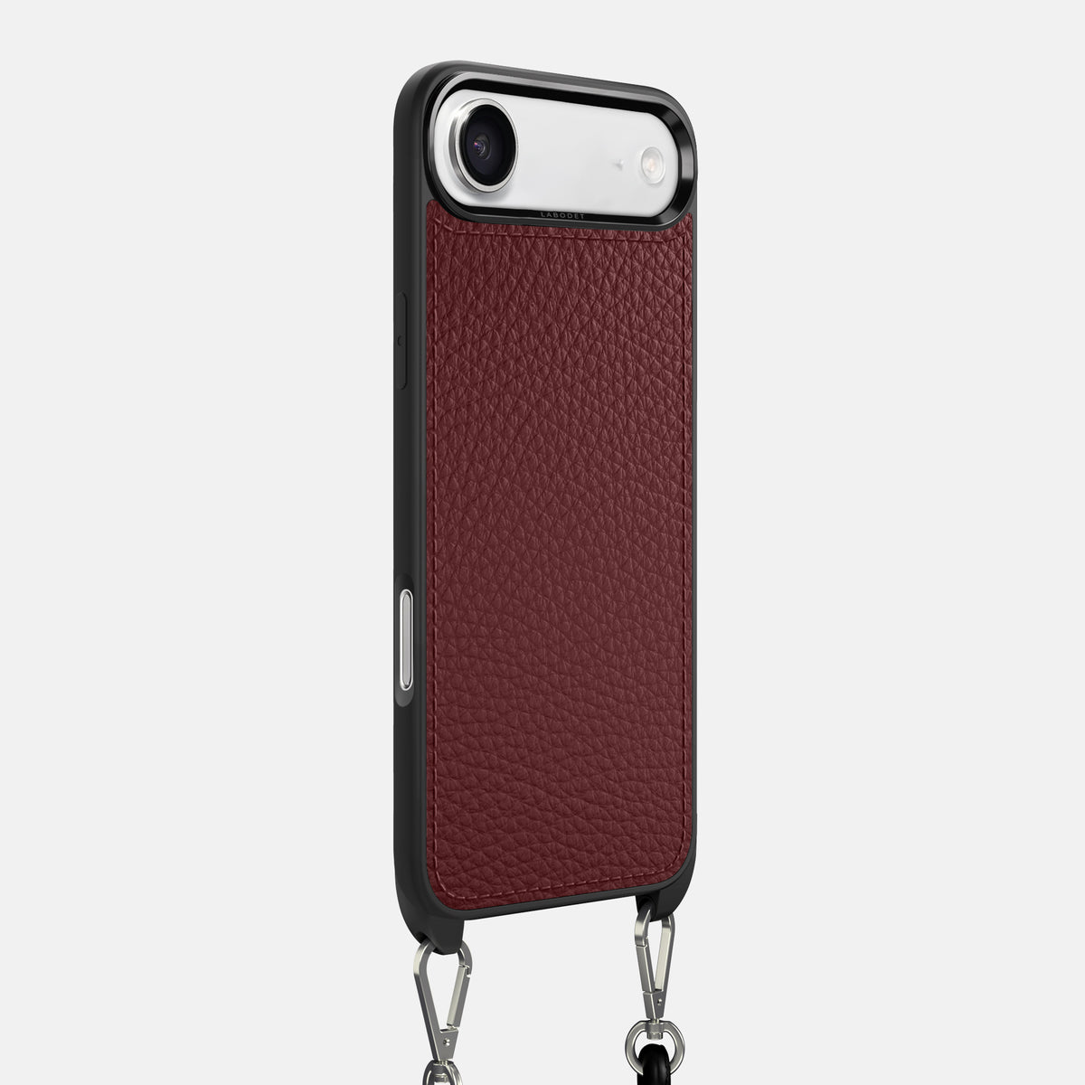 Crossbody Sport Case For iPhone 17 Air In Calf -2 | Bordeaux