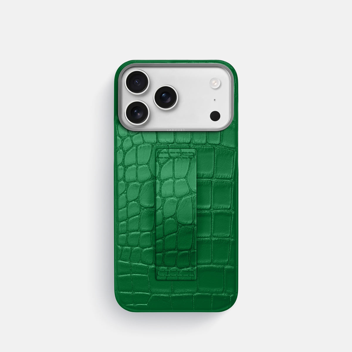 Finger Case For iPhone 17 Pro In Alligator -1 | Forest-Green-Steel