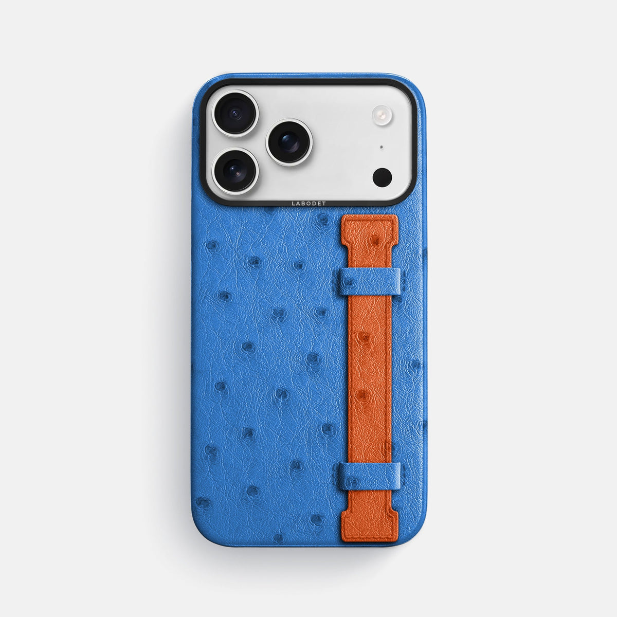 Handle Case Coloré For iPhone 18 Pro Max In Ostrich -1 | Royal-Blue-Black