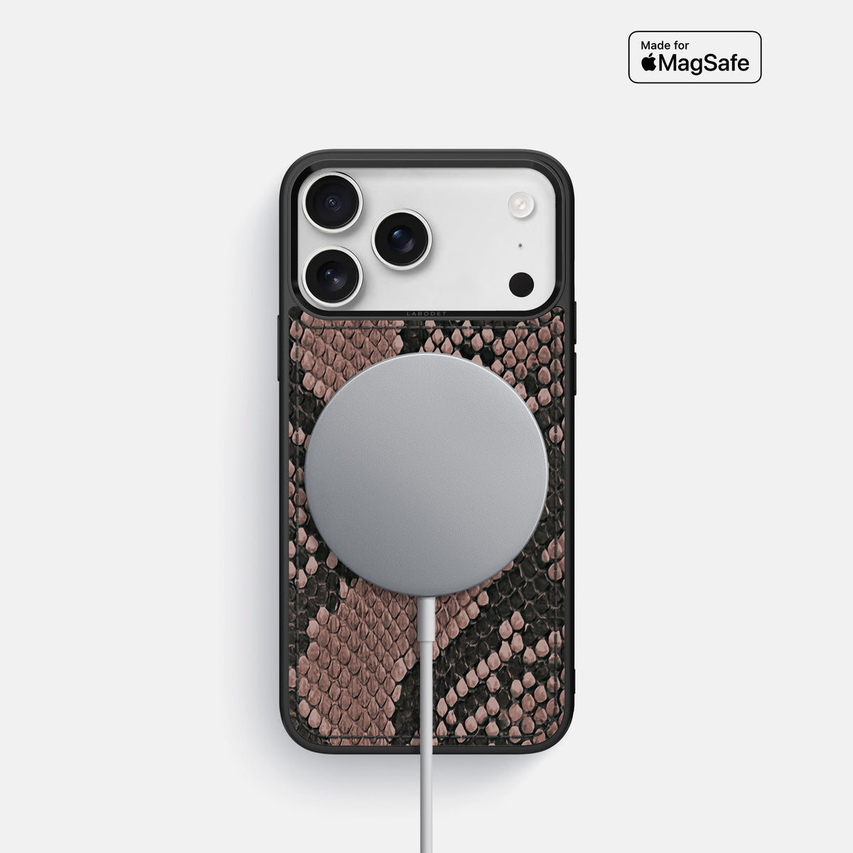 Sport Case For iPhone 17 Pro In Deluxe Python -5 | Mahogany-Brown