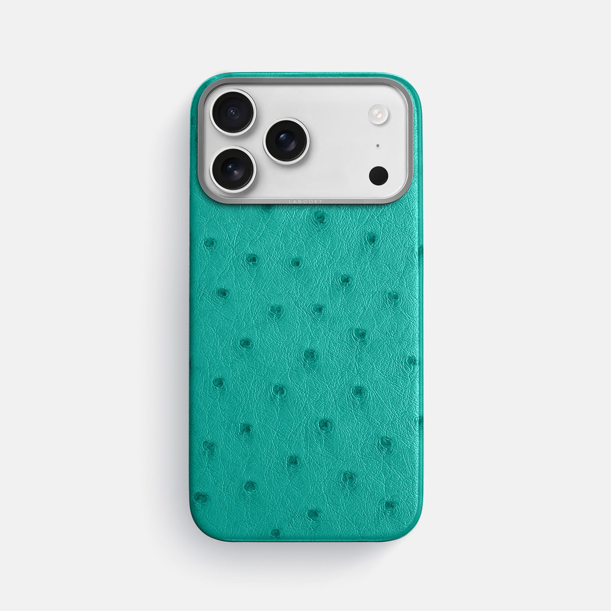 Classic Case For iPhone 17 Pro Max In Ostrich -1 | Turquoise-Steel