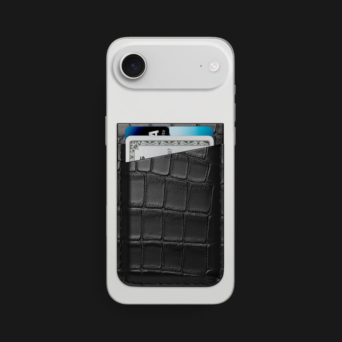 MagSafe Wallet Edition Black For iPhone 17 Air In Alligator -1 | Edition-Black