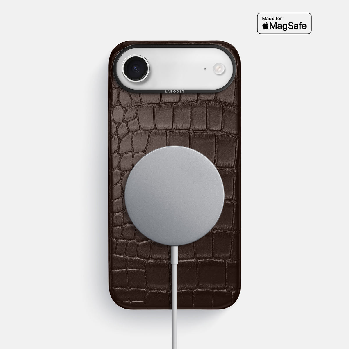 Classic Case For iPhone 17 Air In Alligator -5 | Dark-Brown-Black