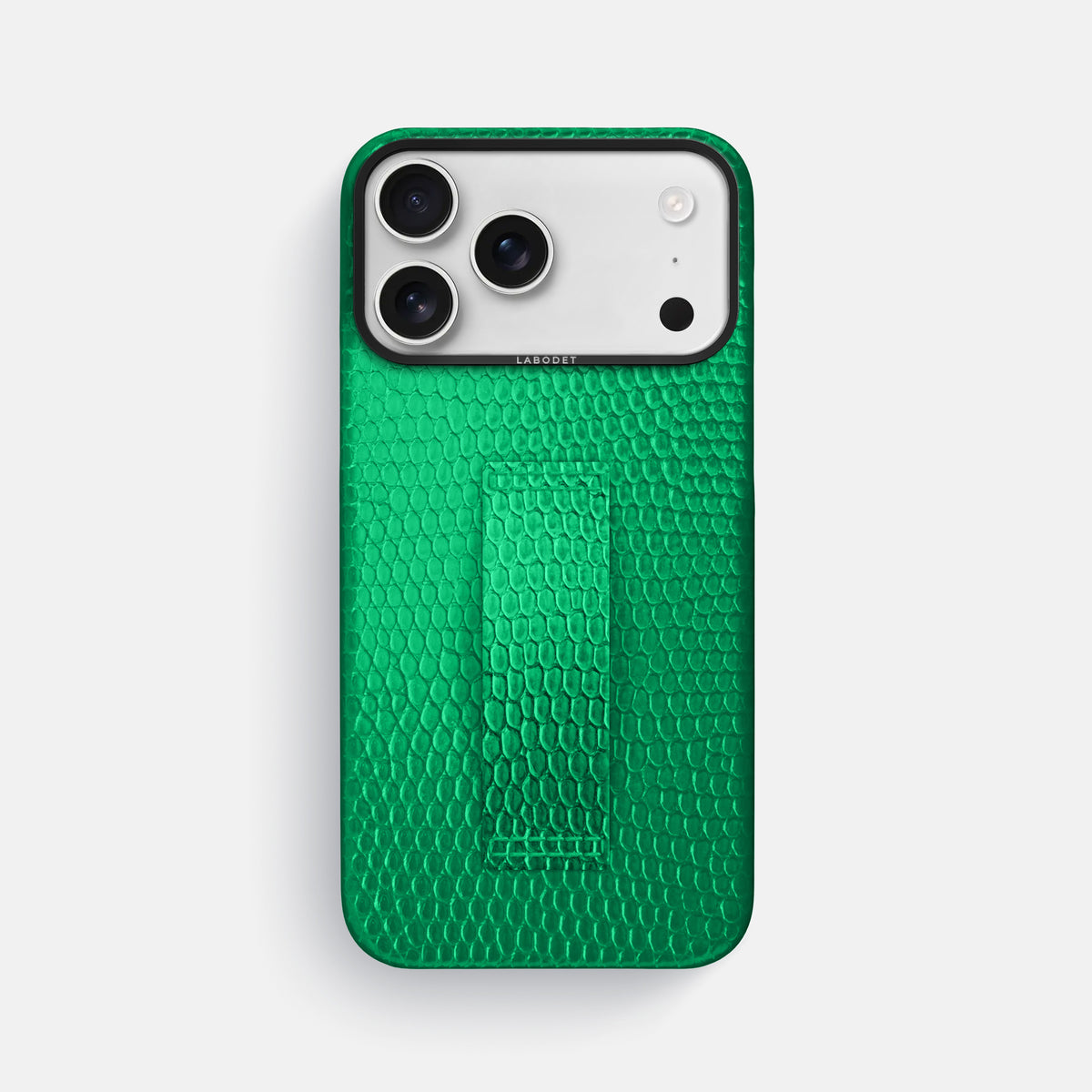 Finger Case For iPhone 17 Pro Max In Lizard -1 | Apple-Green-Black