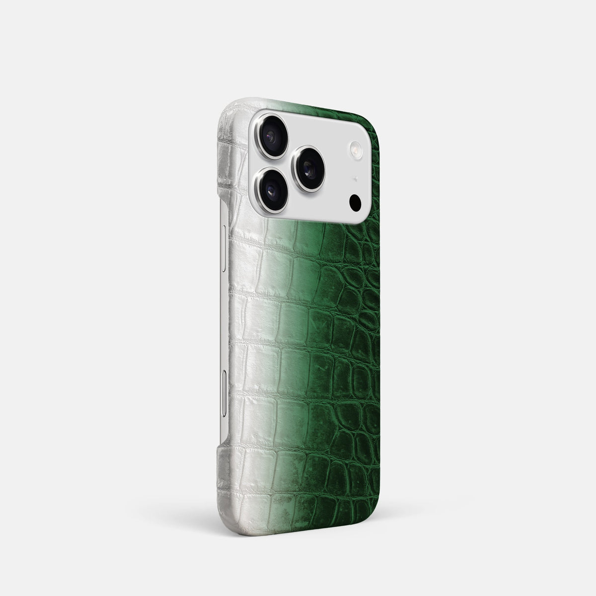 Slim Case For iPhone 18 Pro In Himalayan Crocodile -2 | Green