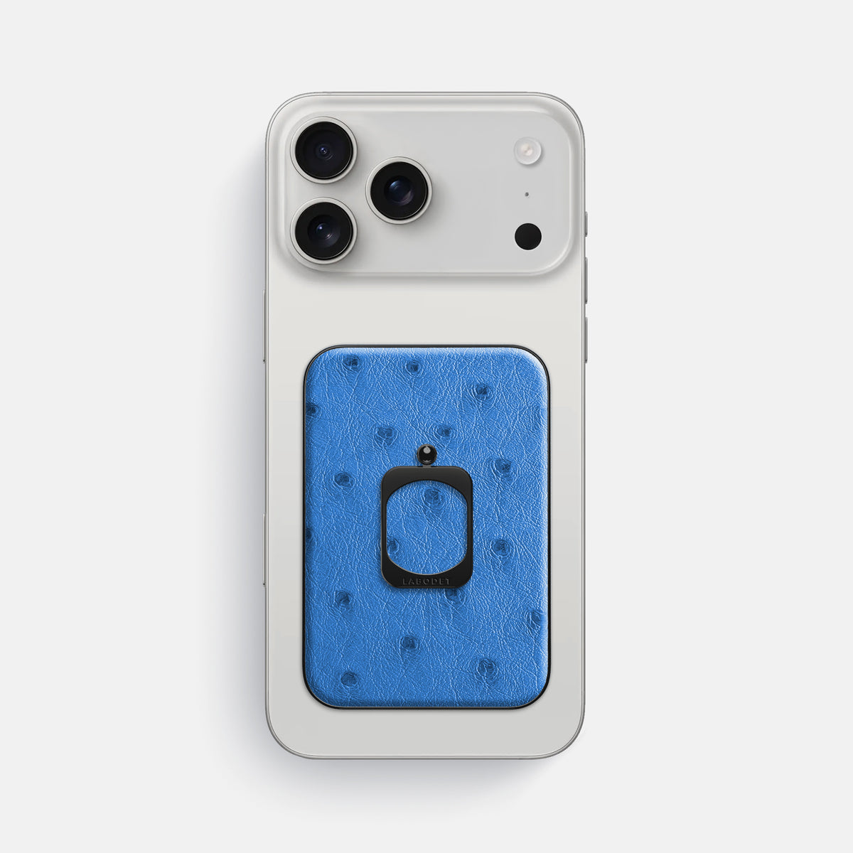 MagSafe Ring For iPhone 17 Pro Max In Ostrich -2 | Royal-Blue-Black