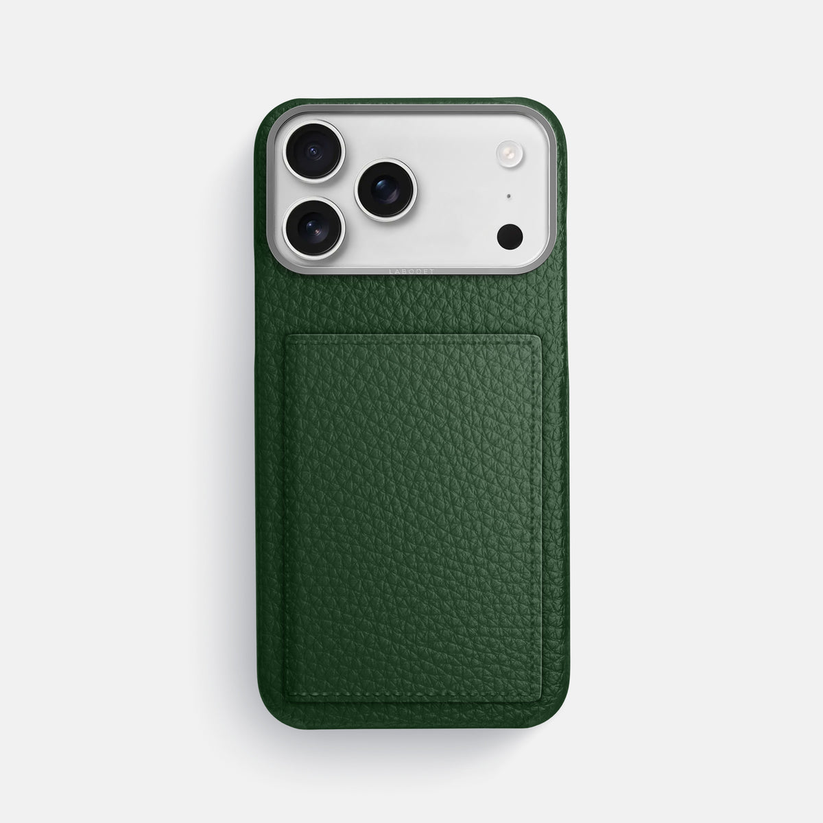 Bi-Fold Case For iPhone 17 Pro Max In Calf -1 | Dark-Green-Steel