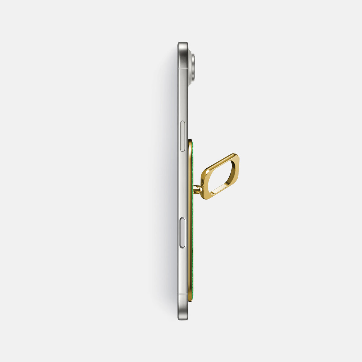 MagSafe Ring For iPhone 17 Air In Ostrich -3 | Kentucky-Green-Gold