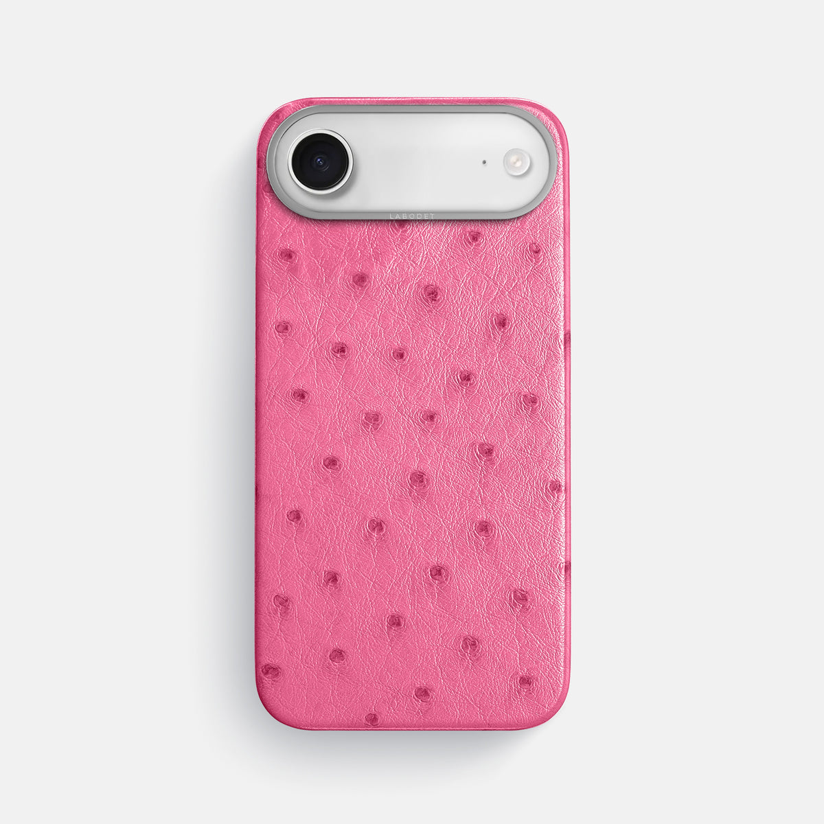 Classic Case For iPhone 17 Air In Ostrich -1 | Pink-Steel
