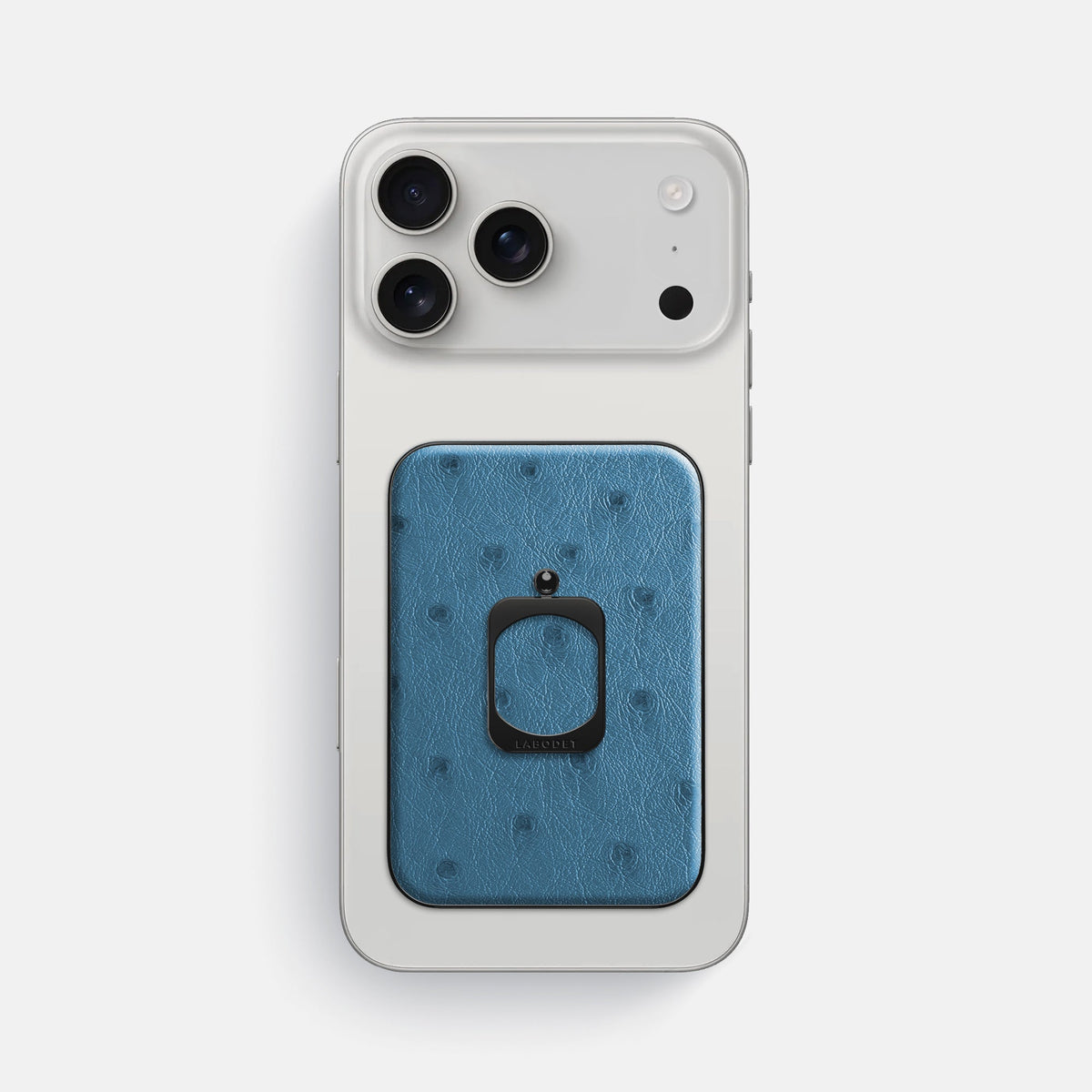 MagSafe Ring For iPhone 18 Pro Max In Ostrich -2 | Blue-Jeans-Black