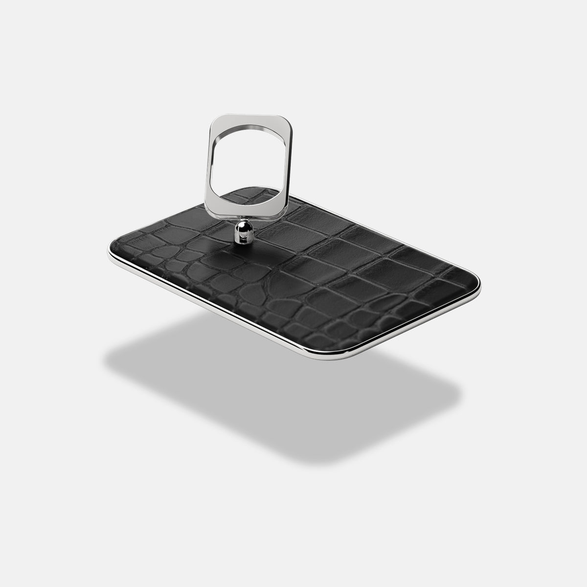 MagSafe Ring For iPhone 17 Pro In Alligator -4 | Black-Steel