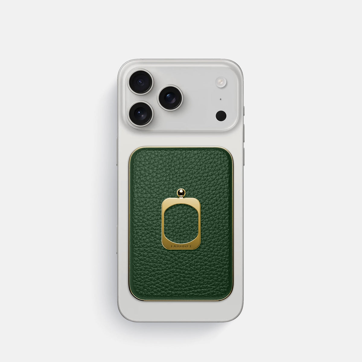 MagSafe Ring For iPhone 18 Pro In Calf -2 | Dark-Green-Gold