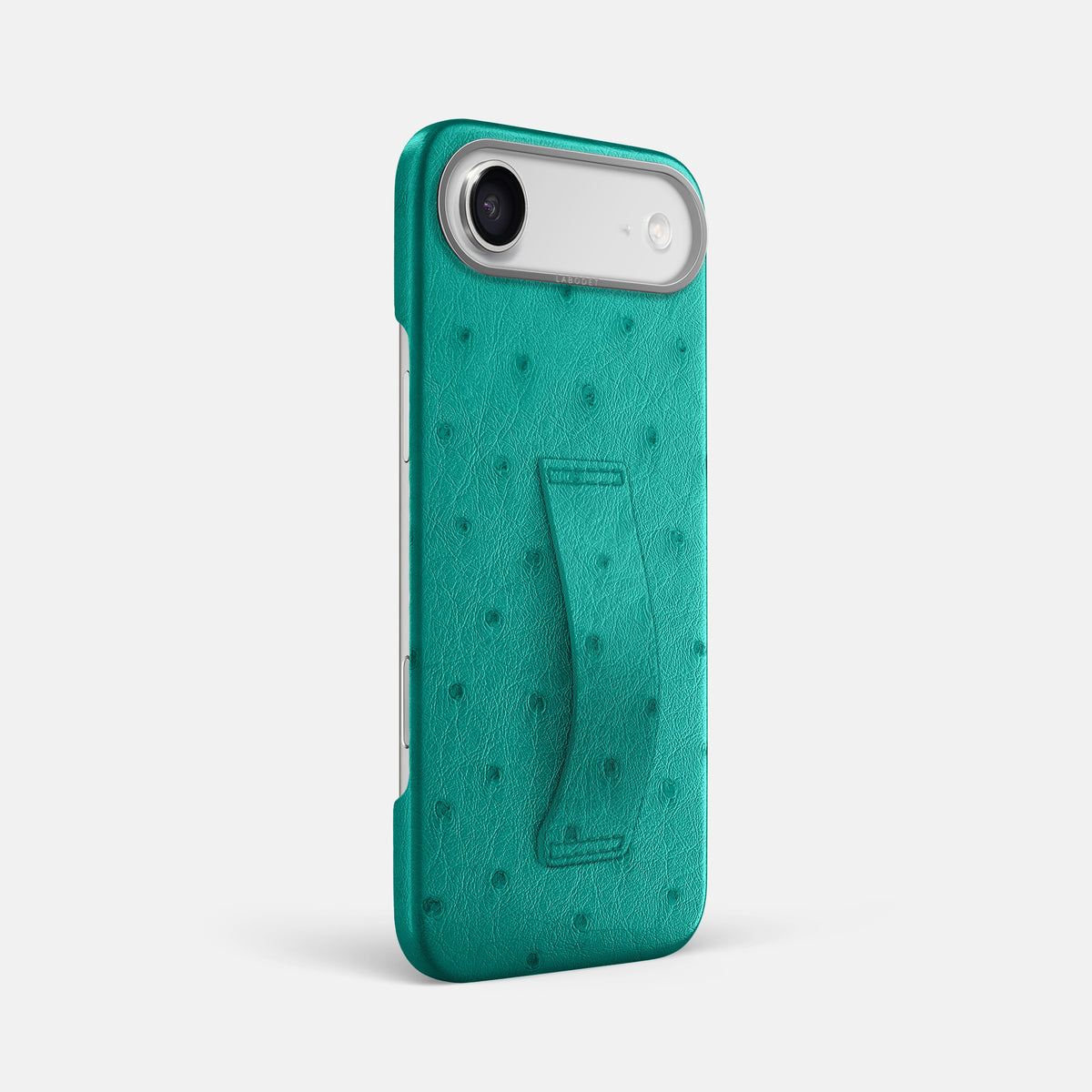 Finger Case For iPhone 17 Air In Ostrich -2 | Turquoise-Steel
