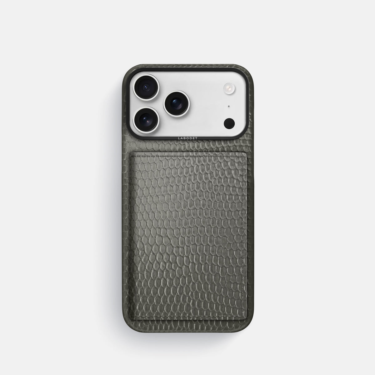 Bi-Fold Case For iPhone 17 Pro In Lizard -1 | Grey-Black