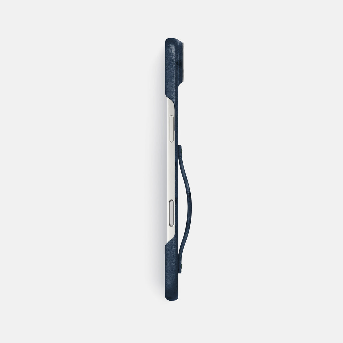 Finger Case For iPhone 17 Air In Ostrich -3 | Navy-Blue-Steel