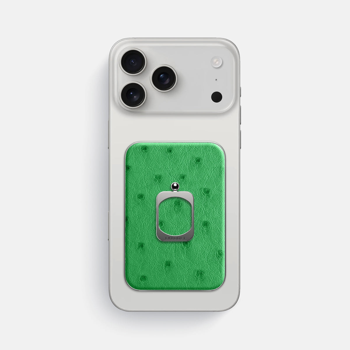 MagSafe Ring For iPhone 17 Pro Max In Ostrich -2 | Kentucky-Green-Steel