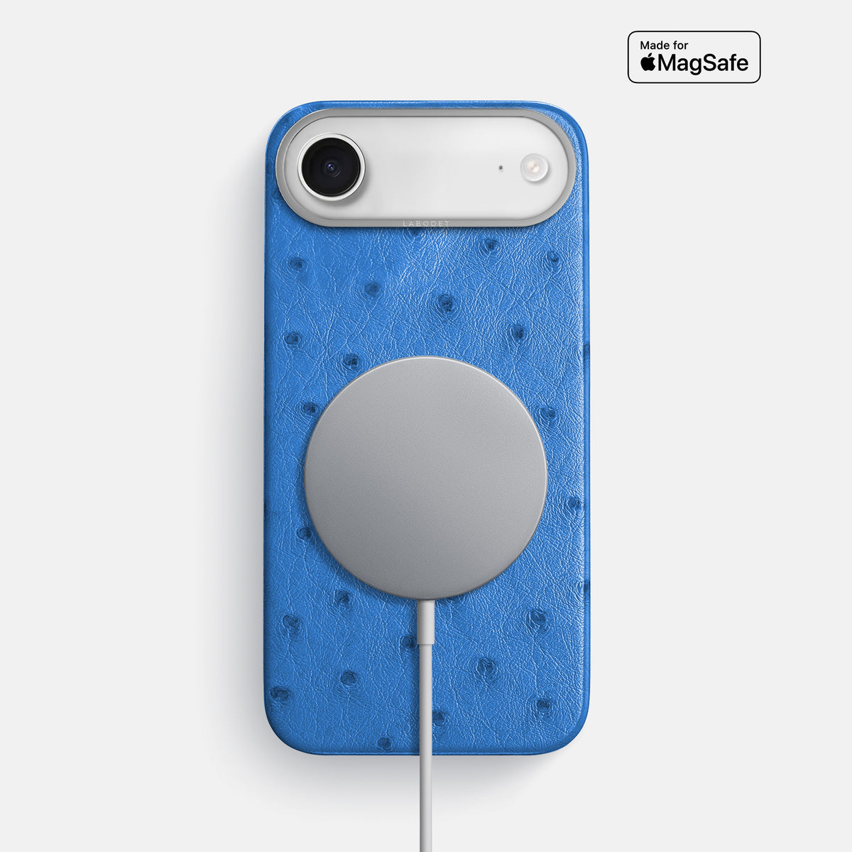 Classic Case For iPhone 17 Air In Ostrich -5 | Royal-Blue-Steel