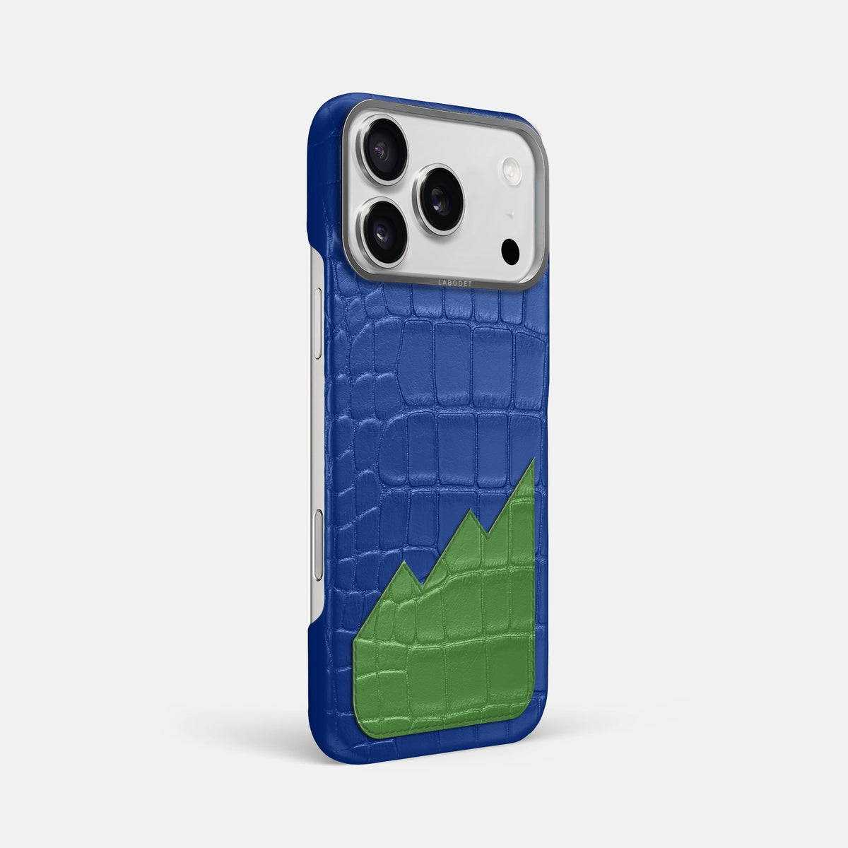 Classic Case With UpOnly For iPhone 18 Pro Max In Alligator -2 | Royal-Blue-Steel