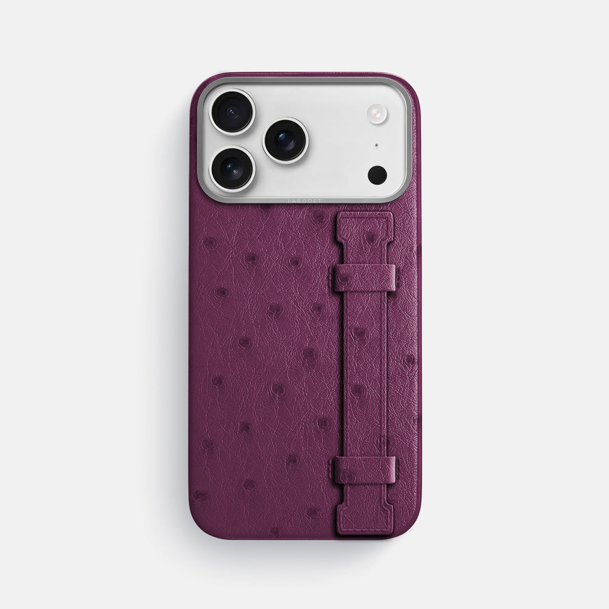 Handle Case For iPhone 17 Pro Max In Ostrich -1 | Purple-Steel
