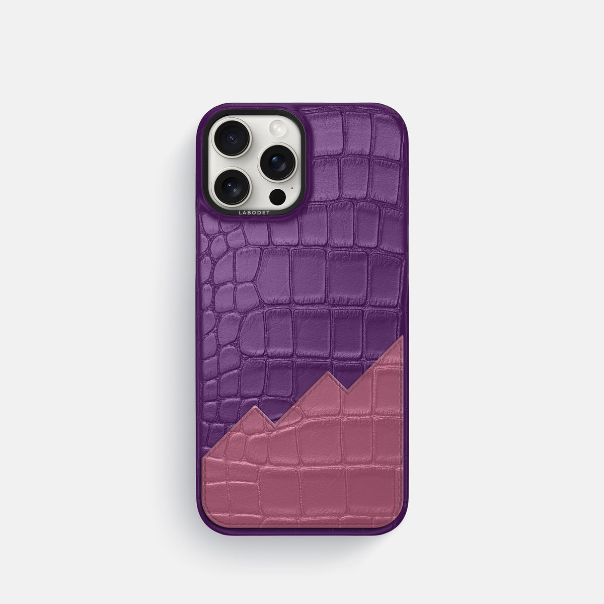 Classic Case With UpOnly For iPhone 16 Pro In Alligator -1 | Purple-Black