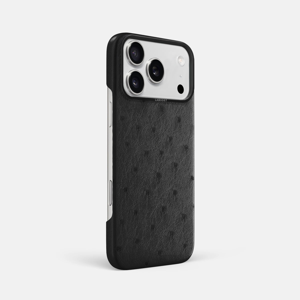 Classic Case For iPhone 17 Pro Max In Ostrich -2 | Black-Black
