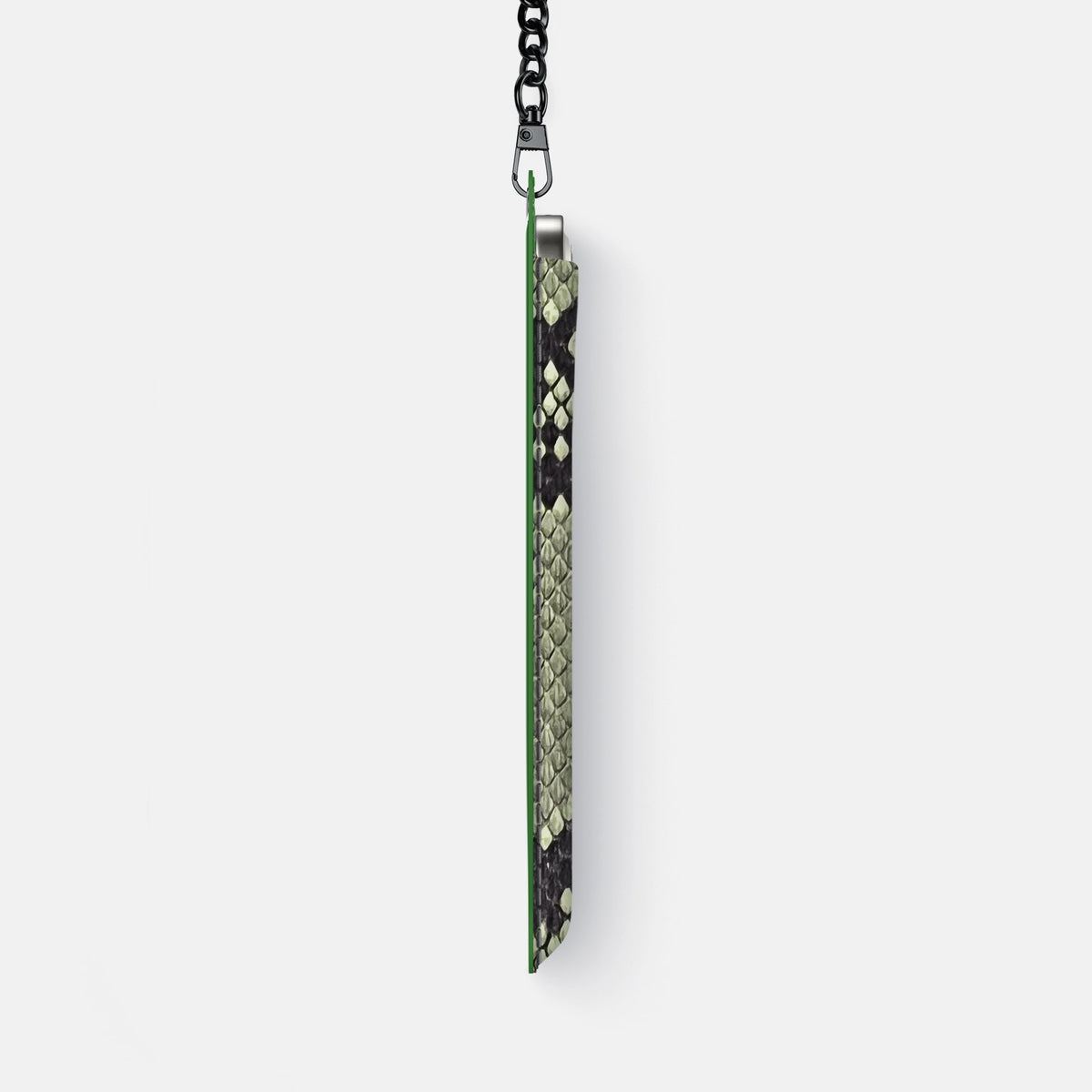 Crossbody Bag For iPhone 18 Pro Max In Deluxe Python -4 | Army-Green-Black