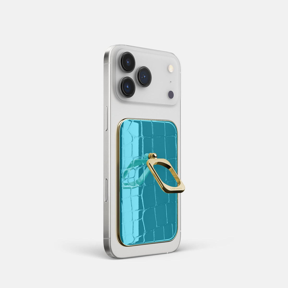 MagSafe Ring For iPhone 18 Pro In Shiny Alligator -1 | Curacao-Gold