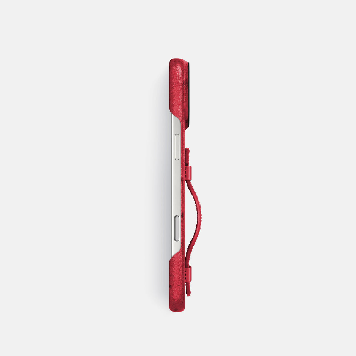 Handle Case For iPhone 17 Pro In Ostrich -3 | Red-Black