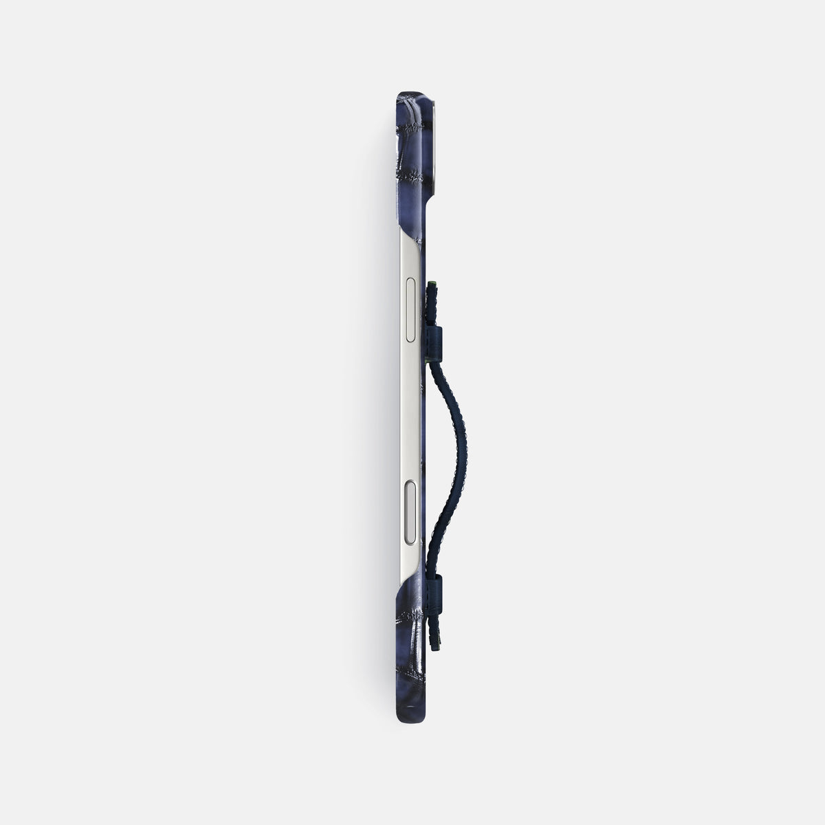 Handle Case For iPhone 17 Air In Patina Alligator -3 | Havana-Blue-Steel