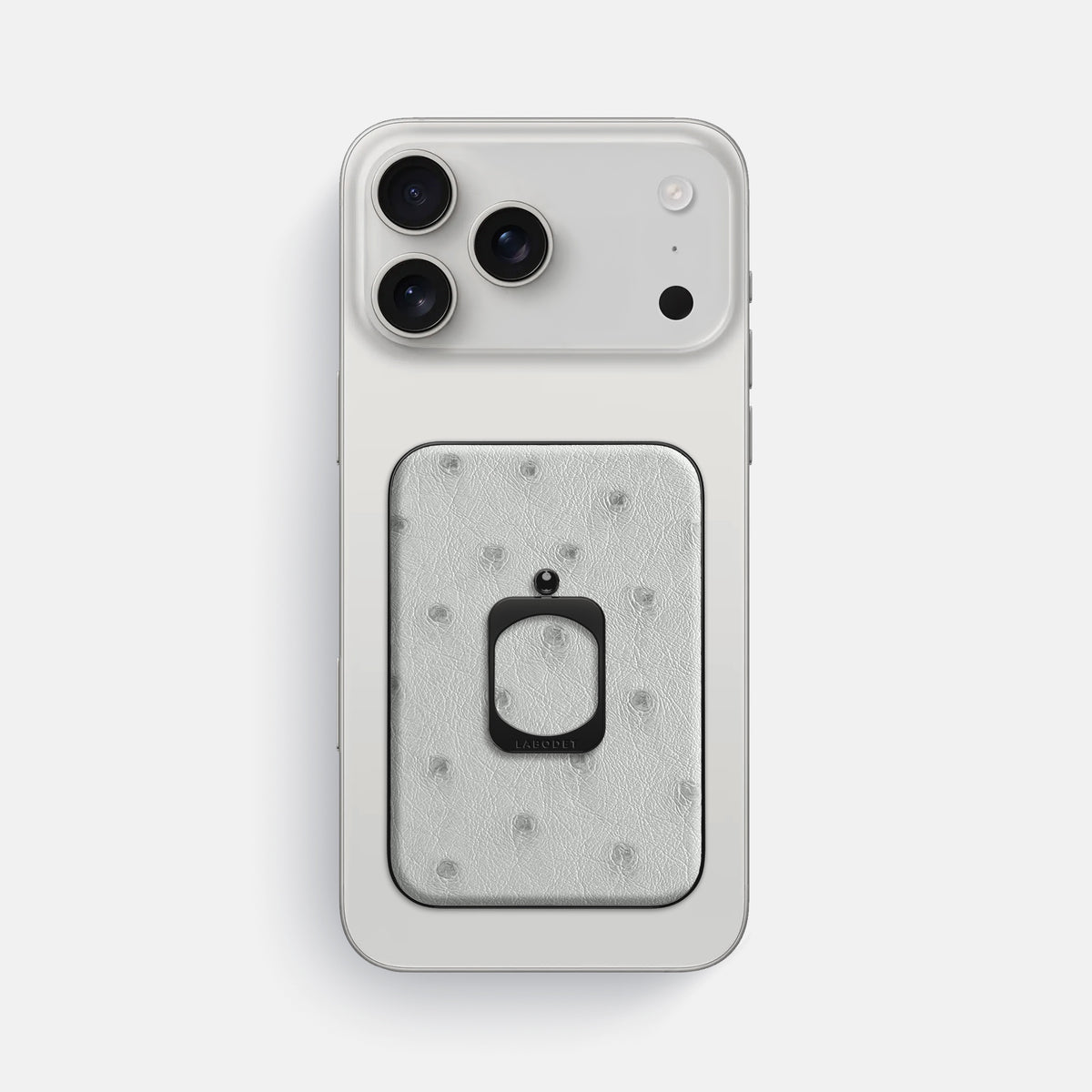 MagSafe Ring For iPhone 17 Pro Max In Ostrich -2 | White-Black