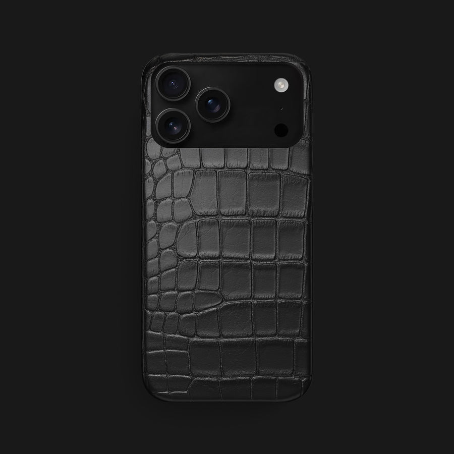Slim Case Edition Black For iPhone 17 Pro Max In Alligator