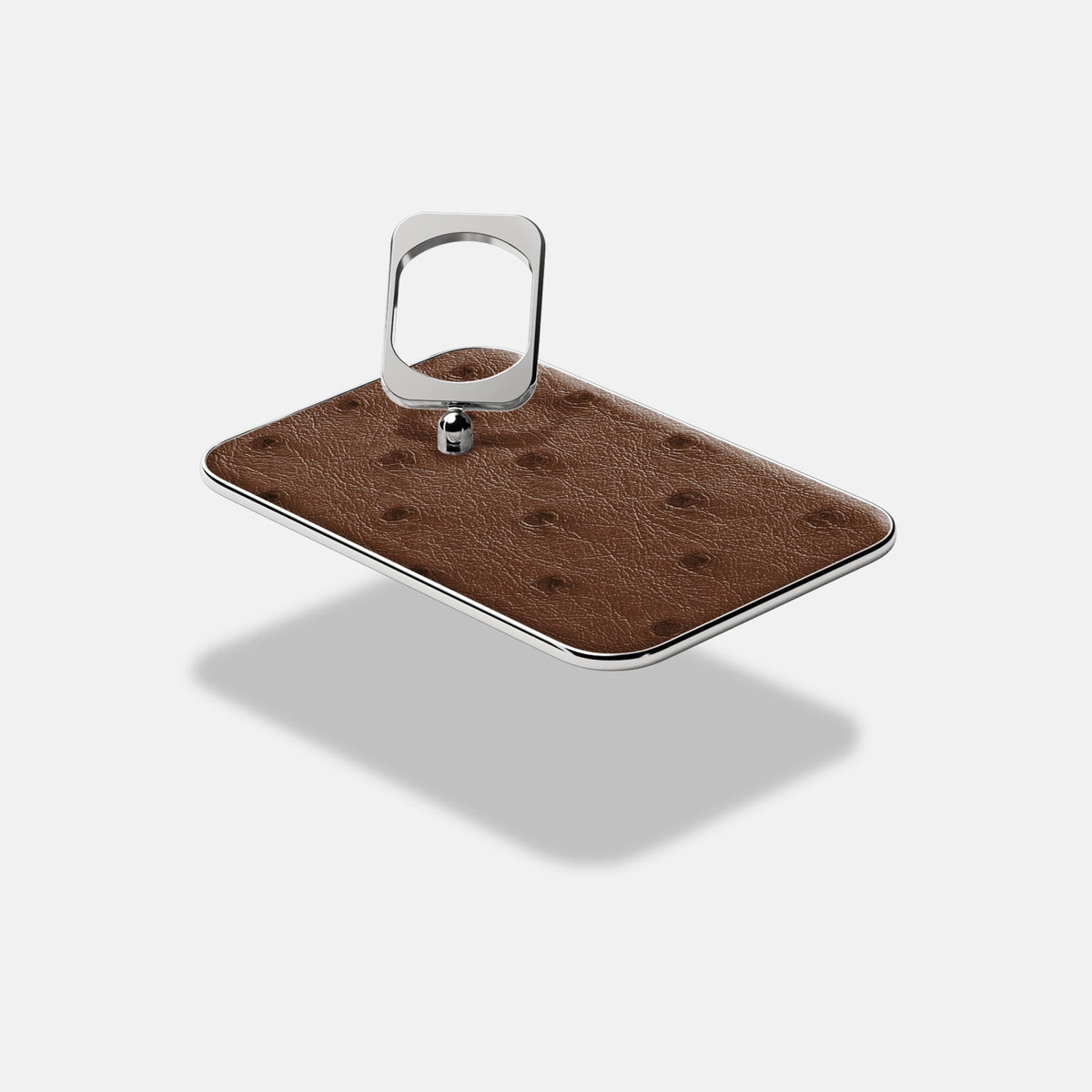 MagSafe Ring For iPhone 18 Pro In Ostrich -4 | Chocolate-Steel
