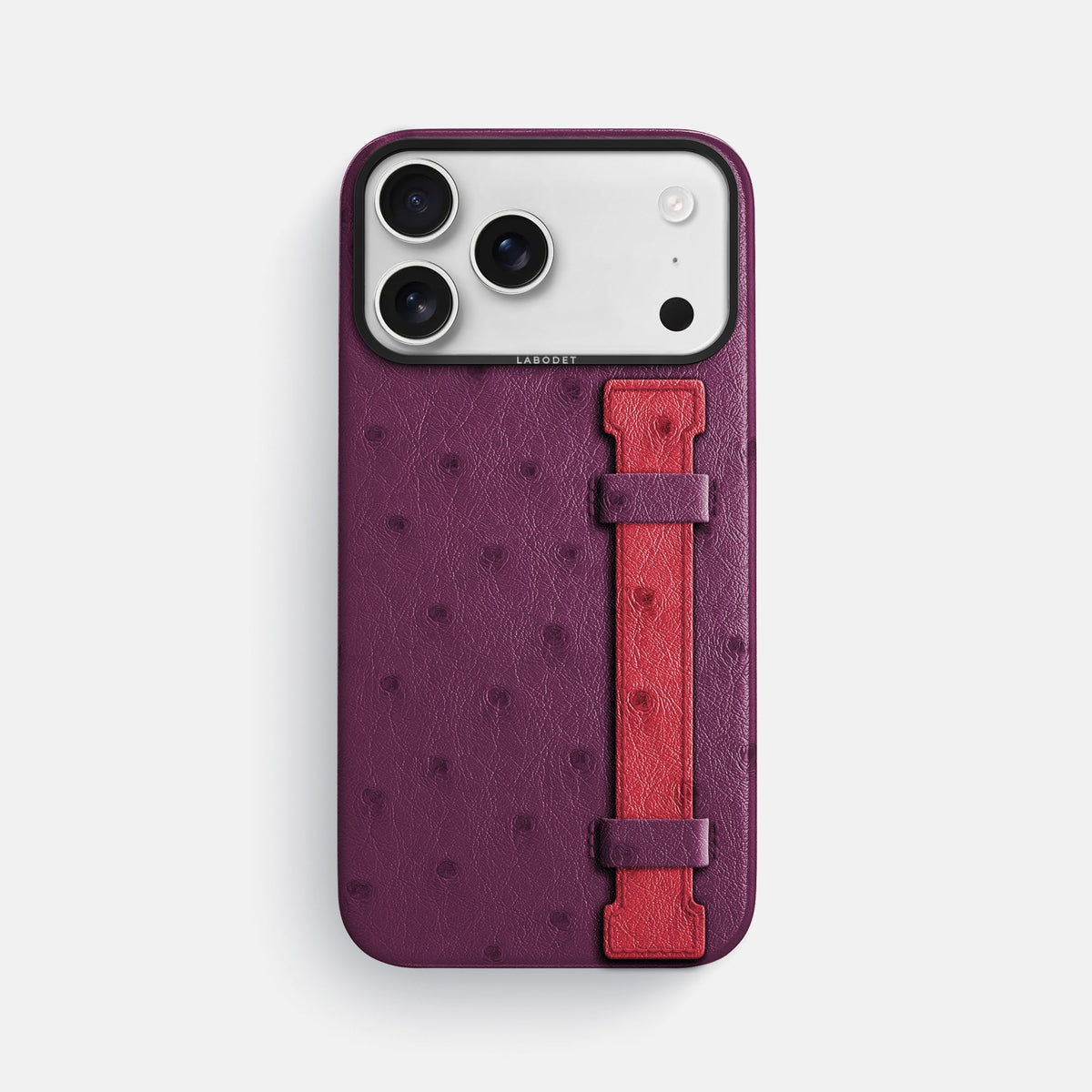 Handle Case Coloré For iPhone 18 Pro Max In Ostrich -1 | Purple-Black