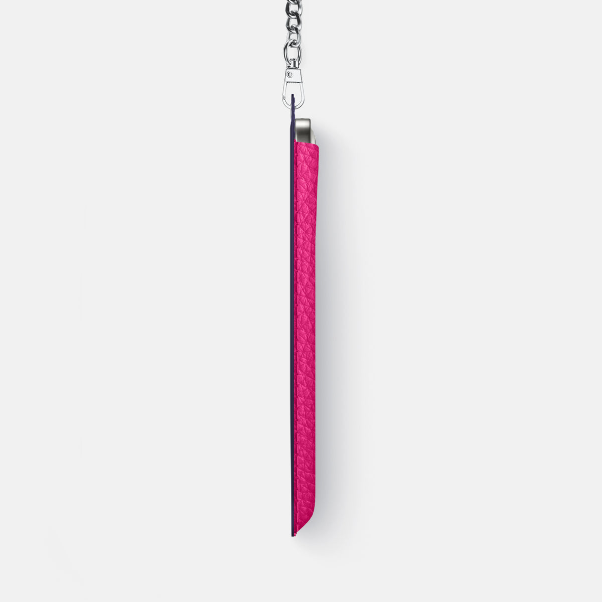 Crossbody Bag For iPhone 17 Pro Max In Calf -4 | Magenta-Steel
