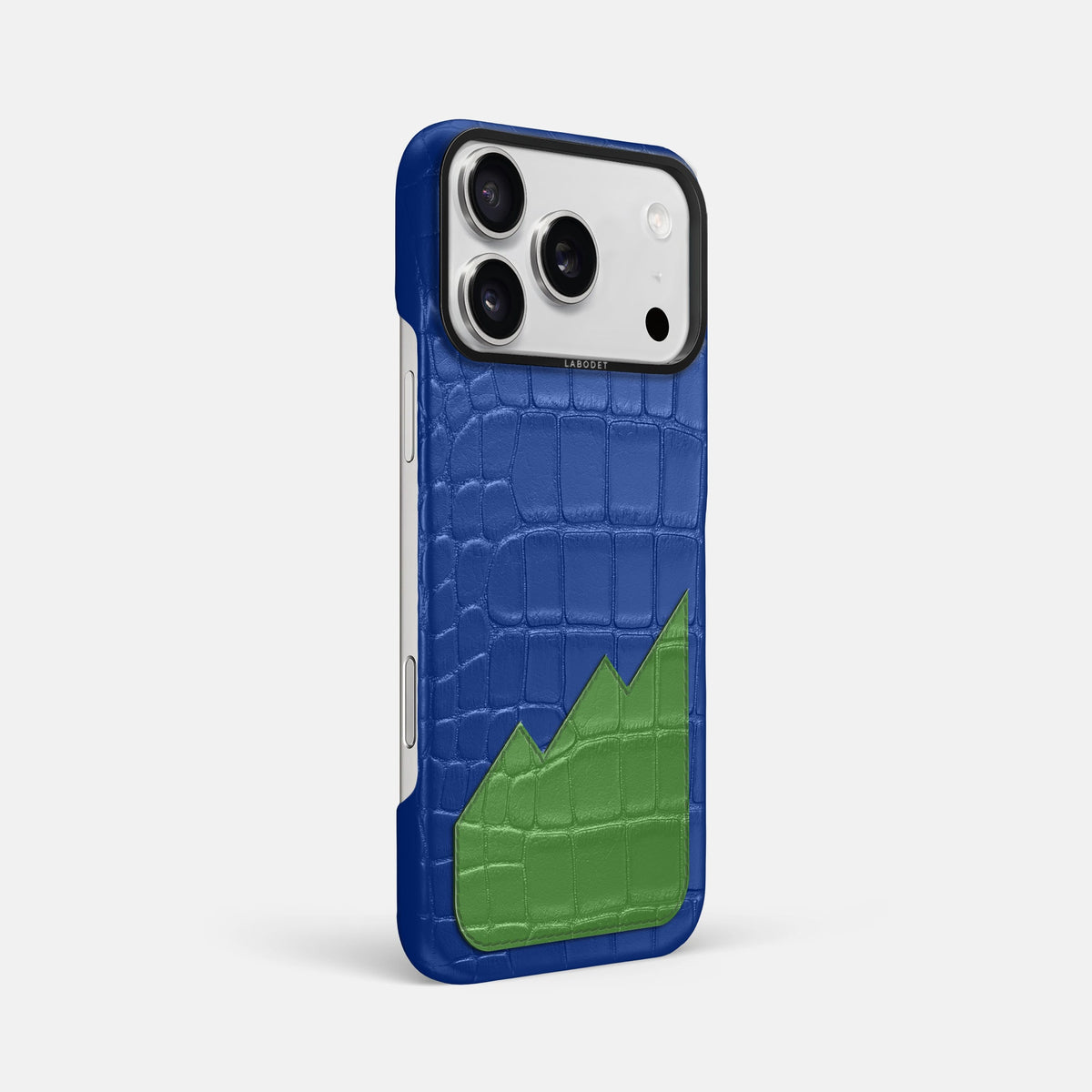 Classic Case With UpOnly For iPhone 18 Pro Max In Alligator -2 | Royal-Blue-Black