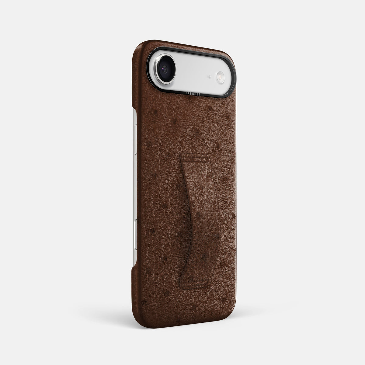 Finger Case For iPhone 17 Air In Ostrich -2 | Chocolate-Black