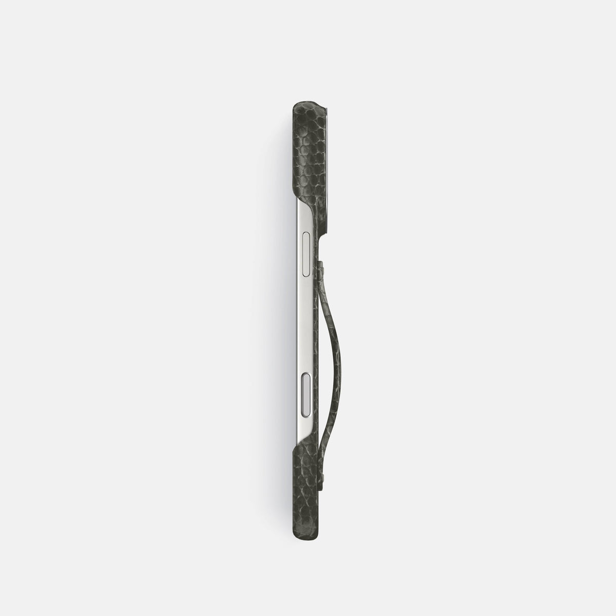 Finger Case For iPhone 18 Pro In Lizard -3 | Grey-Steel