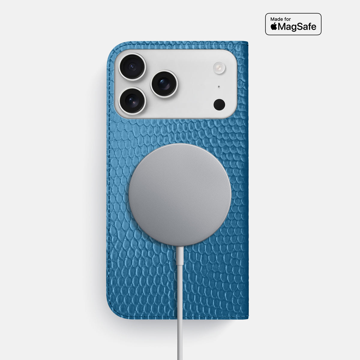 Folio Slim Case For iPhone 17 Pro Max In Lizard -3 | Blue