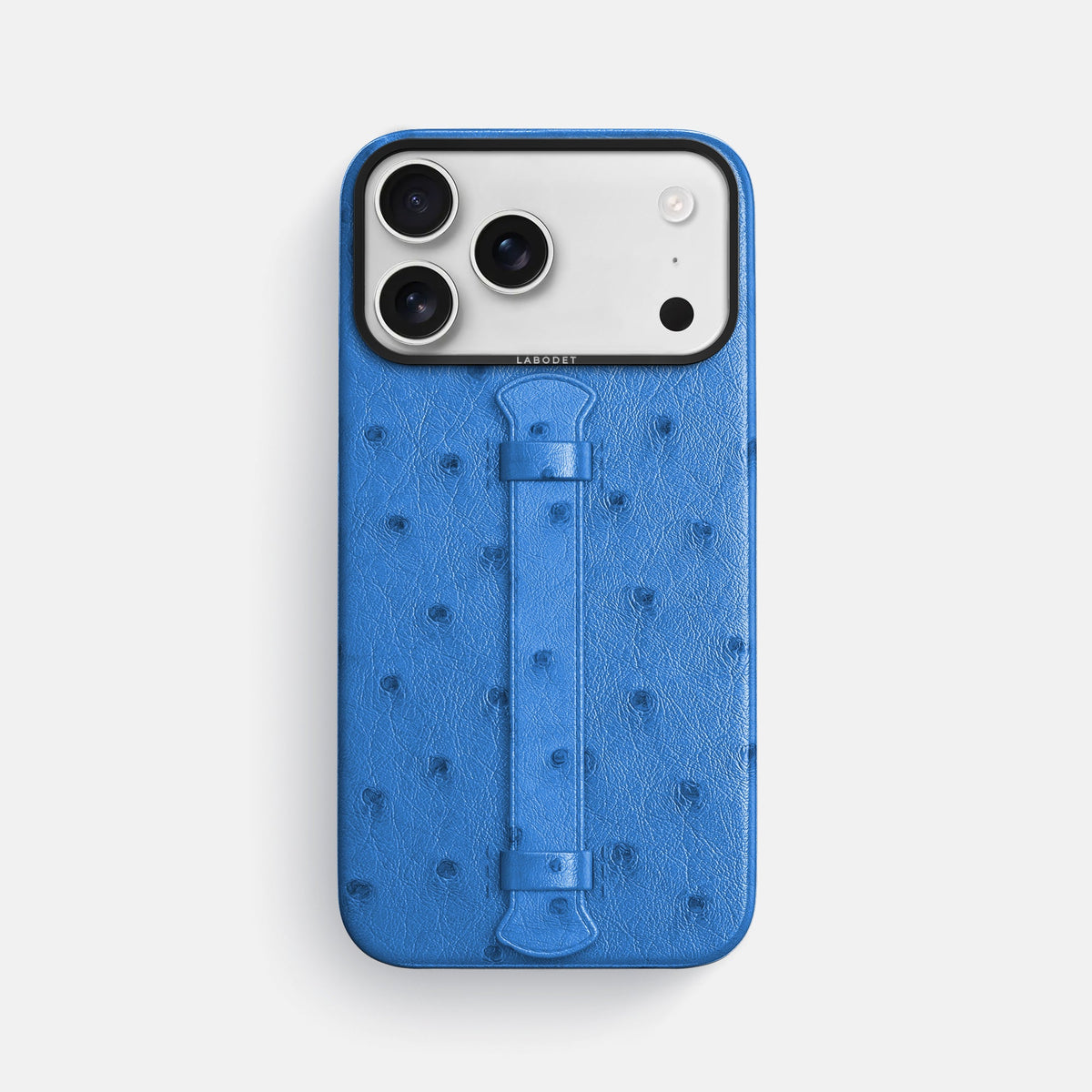 Center Handle For iPhone 18 Pro Max In Ostrich -1 | Royal-Blue-Black