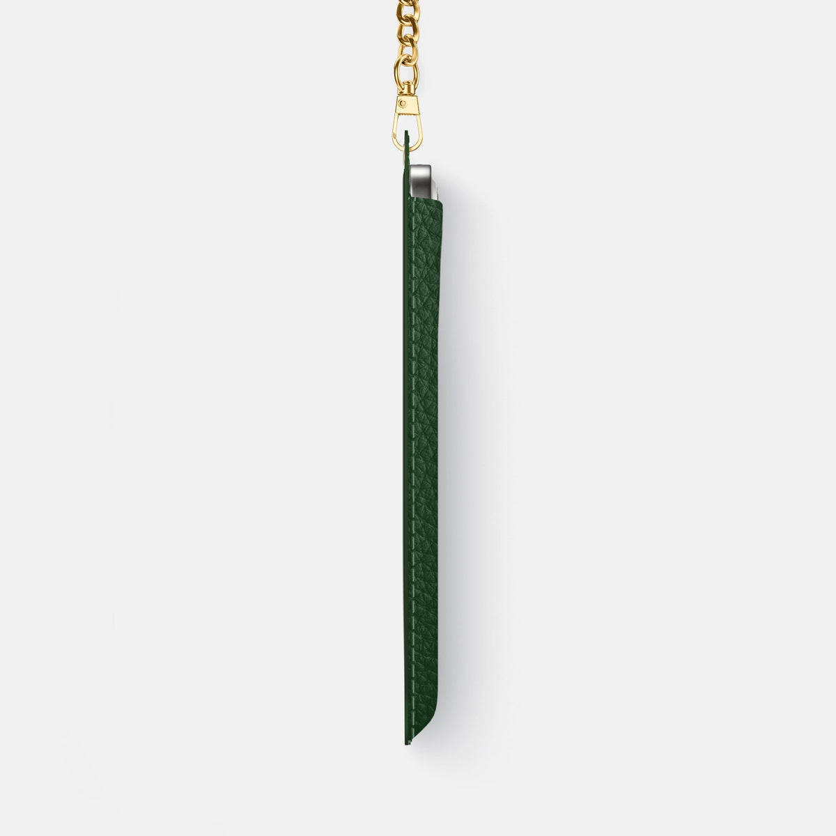 Crossbody Bag For iPhone 18 Pro Max In Calf -4 | Dark-Green-Gold